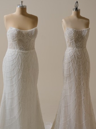 Sottero and Midgley Constance by Sottero & Midgley #3 Ivory/Silver Accent/Soft Nude thumbnail