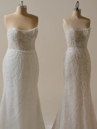 Sottero and Midgley Constance #3 Ivory/Silver Accent/Soft Nude thumbnail