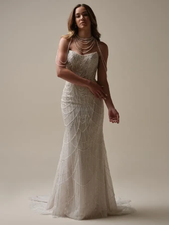 Sottero and Midgley Constance #4 default Ivory/Silver Accent/Soft Nude thumbnail