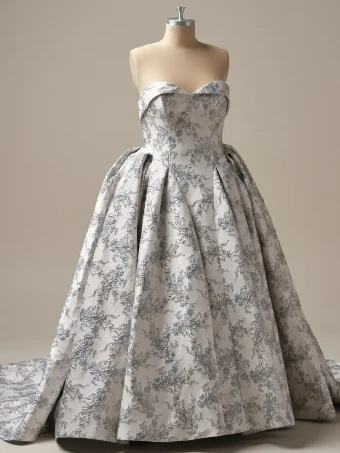 Sottero and Midgley Aberdeen #6 French Blue/Pewter Accent thumbnail