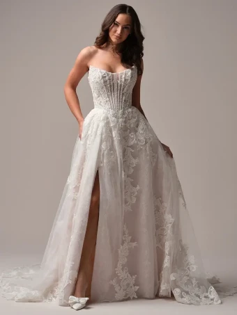 Sottero and Midgley Parker #0 default All Ivory (with ivory illusion) thumbnail