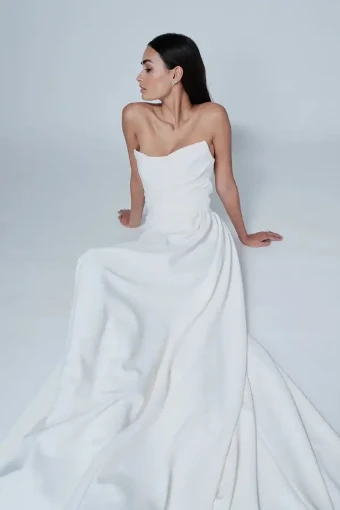 Bliss by Monique Lhuillier BL26205 #0 default Silk White thumbnail