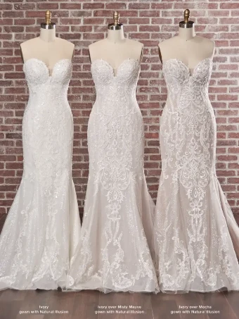 Maggie Sottero Frederique #6 Ivory over Mocha (with natural illusion) thumbnail