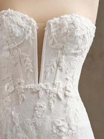 Maggie Sottero Ortensia #4 Ivory over Blush (with natural illusion) thumbnail