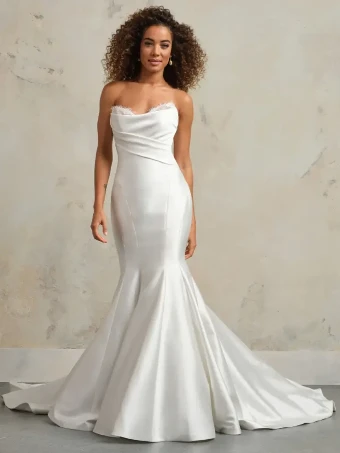 Maggie Sottero Leilani #0 default Ivory/Silver Accent (with natural illusion) thumbnail