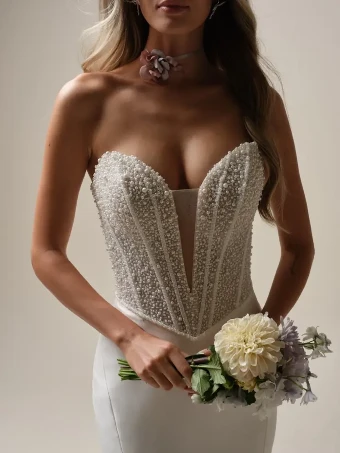 Maggie Sottero Tina #2 Ivory with Natural Illusion thumbnail