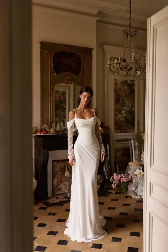 Milla by Lorenzo Rossi Glimmara 2.0 (no lace on skirt) #1 Ivory thumbnail