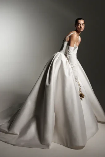 Monique Lhuillier Brentwood #0 default Silk White thumbnail