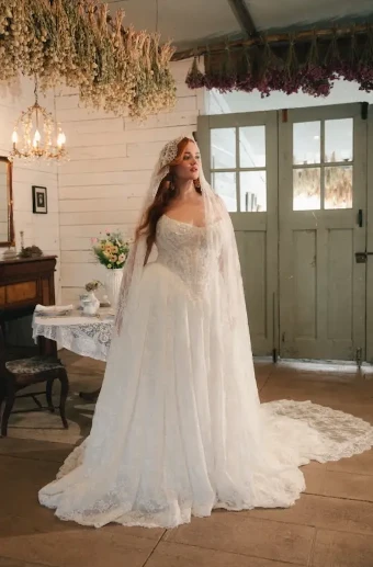 Maggie Sottero Ryland #1 All Ivory (with ivory illusion) thumbnail