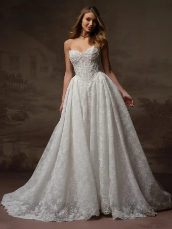 Maggie Sottero Ryland #0 default All Ivory (with ivory illusion) thumbnail