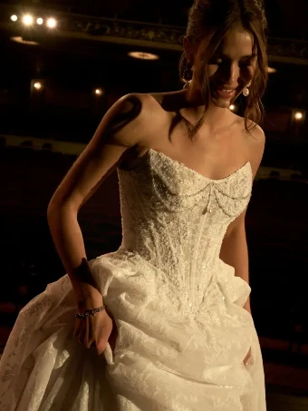 Maggie Sottero Ryland #4 All Ivory (with ivory illusion) thumbnail