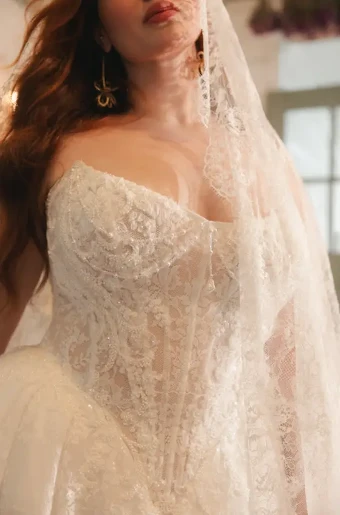 Maggie Sottero Ryland #3 All Ivory (with ivory illusion) thumbnail