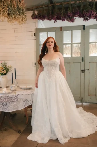 Maggie Sottero Ryland #0 default All Ivory (with ivory illusion) thumbnail
