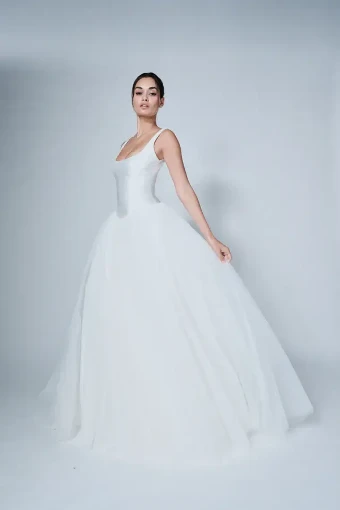 Bliss by Monique Lhuillier BL26203 #0 default Silk White thumbnail