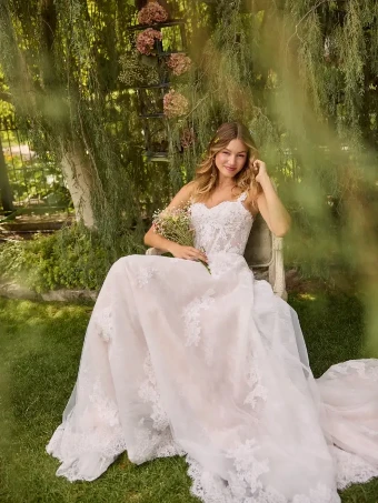 Rebecca Ingram Esmeralda #1 All Ivory (with ivory illusion) thumbnail