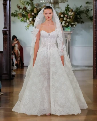 Monique Lhuillier Odette #0 default Ivory thumbnail