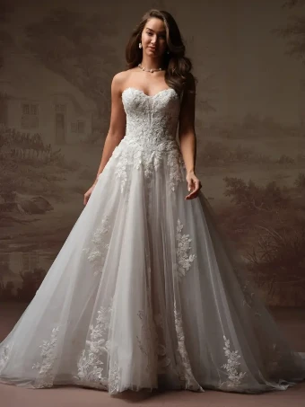 Maggie Sottero Kate #0 default All Ivory (with ivory illusion) thumbnail