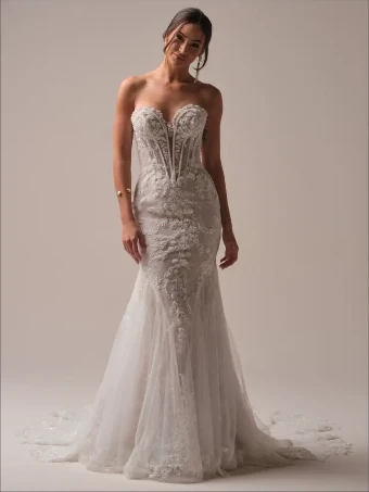Maggie Sottero Benjie #2 All Ivory (with ivory illusion) thumbnail
